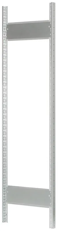 Markenprodukt SCHULTE 827516 Offener Regalrahmen, RAL 7035 lichtgrau, TxH 500x2000 mm