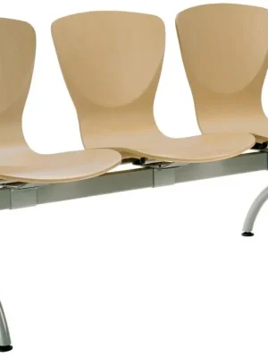 Neu Im Sortiment NOWY STYL GMBH 6475836 Traversenbank, Länge 1500 mm, 3 Sitze, Sitzschale buche, ohne Polster