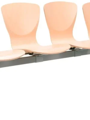 NOWY STYL GMBH 6475838 Traversenbank, Länge 2000 mm, 4 Sitze, Sitzschale buche, ohne Polster Solange Der Vorrat Reicht