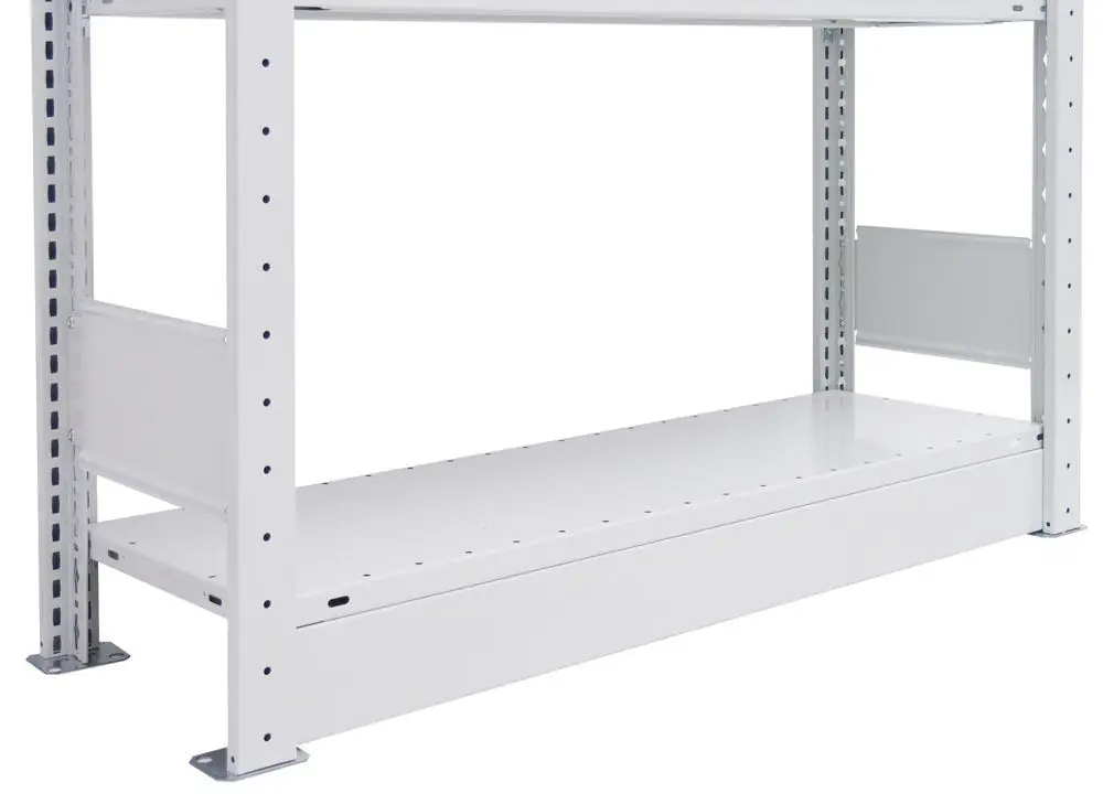 SCHULTE 828651 Sockelblende mit 2 Sicherungsstiften, RAL 7035 lichtgrau, Breite 750 mm, Höhe 90 mm Markenware