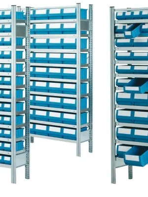 Jetzt Bestellen MAUSER 813811 Ordnungsregal, Anbaufeld, ohne Bestückung, 5 Fachböden, BxTxH 1005x325x2000 mm