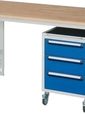 RAU 879033 Rollschrank BxTxH 480x600x690 mm, Schubladen 2x150, 1x180 mm, Gehäuse, RAL 7035/5010 Sale