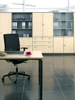 GERAMÖBEL 1403746 Büroregal, BxTxH 800x425x1920 mm, 5 OH, 4 Böden, weiß Sichere Zahlung