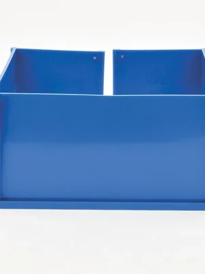 ONK 6479745 Paletten-ID-Spange, blau, für den Mittelfuß der Palettenschmalseite, BxTxH 150,57x150,57x73 mm, VE 25 Stück Wochenendangebot