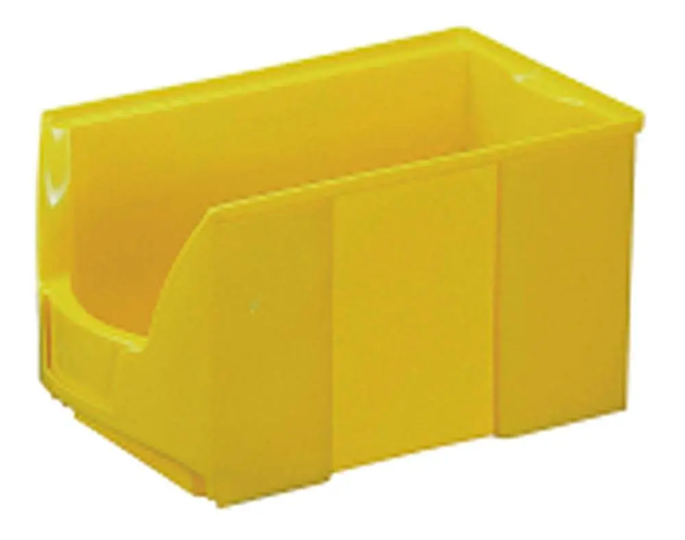 Letzte Chance LOCKWEILER 860882 Sichtlagerkasten, PE, BxTxH 103x168x75 mm, Größe 5, Farbe gelb, VE 42 Stück