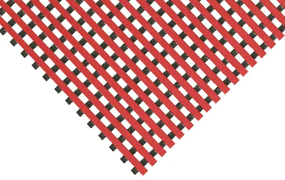 Sonderangebot COBA 6410047 Arbeitsplatzmatte, PVC, gerippt, rot, LxB lfm x 1,0 m