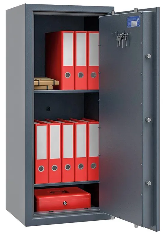 EIBI 6409771 Wertschutzschrank, Sicherheitsstufe Kl. I BxTxH 500x420x550 mm, Vol. 81 l, RAL 7024 graphitgrau Nur Für Kurze Zeit