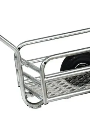 FECHTEL 6472287 Outdoor-Handwagen, Ladefläche LxB 1145x545 mm, Traglast 400 kg, Bereifung PU-Vollmaterial, feuerverzinkt Meistverkauft