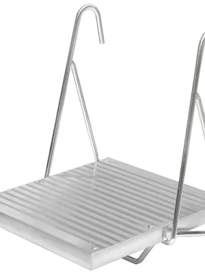 HYMER 1562288 Universal-Leitertritt, klappbar, Tritt BxT 260x250 mm, Max. Belastung 150 kg Saisonangebot