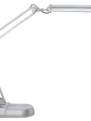MAUL GMBH 1982722 LED-Leuchte ATLANTIC, Standfuß, Leuchtenkopf 330x70 mm, Höhe 450 mm, 21 LEDs, 9 W, silber Online Kaufen