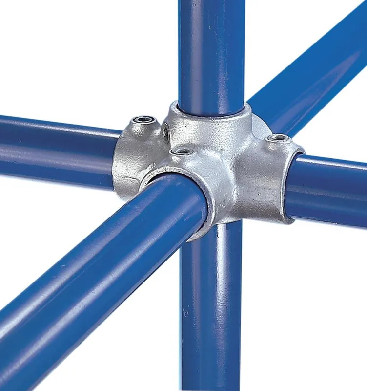 KEE 835358 Kreuzverbinder, 1 Durchgang, 4 Abgänge, Größe D, Rohrdurchm. außen 48,3 mm, 1 1/2 Markenprodukt