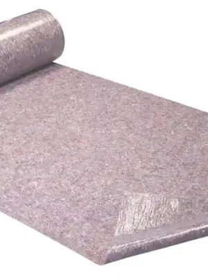 BS ROLLEN 1906446 Handwerkermatte mit Schutzvlies, eins. rutschhemmende Folie, 220 g/qm, Rollenbreite 1000 mm, 1 Rolle mit 25 Meter, VE 4 Stück Neue Ware