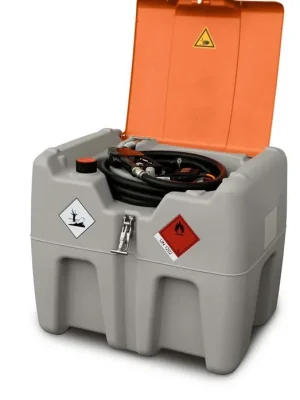 Sale CEMO 6409894 Mobile Dieseltankstation, Vol. 210 l, mit Klappdeckel, Elektropumpe 12 V, 30 l/min und Automatik-Zapfpistole