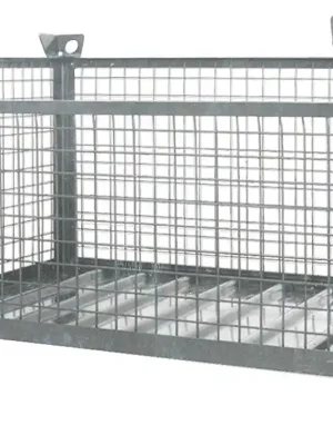 EICHINGER INDUSTRIE 6410918 Gitterbox-Stapelbehälter, LxBxH 1000x800x750 mm, Nutzhöhe 645 mm, Traglast 1500 kg, Gewicht 57 kg, verzinkt Mega-Angebot