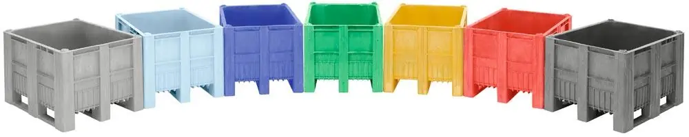 GLOGNER 6423218 Palettenbox, BxTxH 1200x1000x740 mm, Vol. 610 Liter, Farbe dunkelgrau Jetzt Kaufen