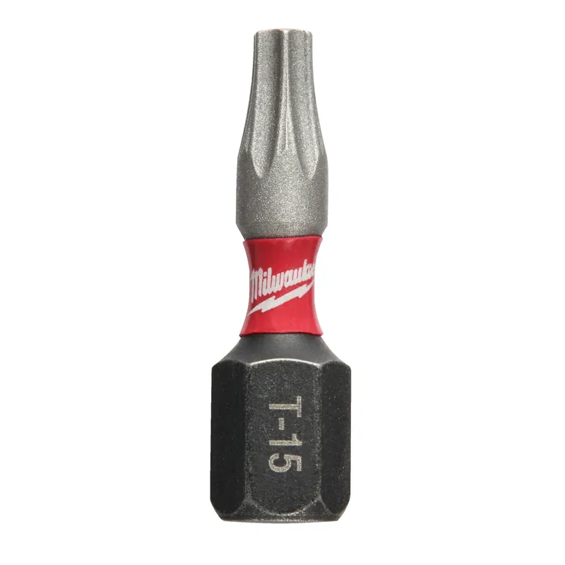 Neue Kollektion Milwaukee 4932430872 SHOCKWAVE Schrauberbit Torx, TX15 / 25 mm, VE 2 Stk