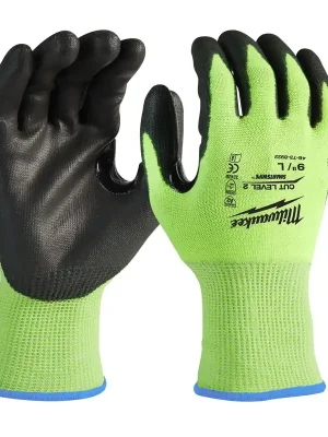 Milwaukee 4932479924 HI-VIS Schnittschutzhandschuhe, Klasse 2/B, Größe 10 (XL) Top-Angebot