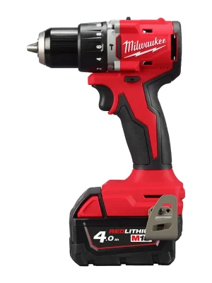 Kracherpreis Milwaukee 4933492824 M18BLPDRC-402C M18™ bürstenloser Schlagbohrschrauber, 2x 4Ah Akku, Lg