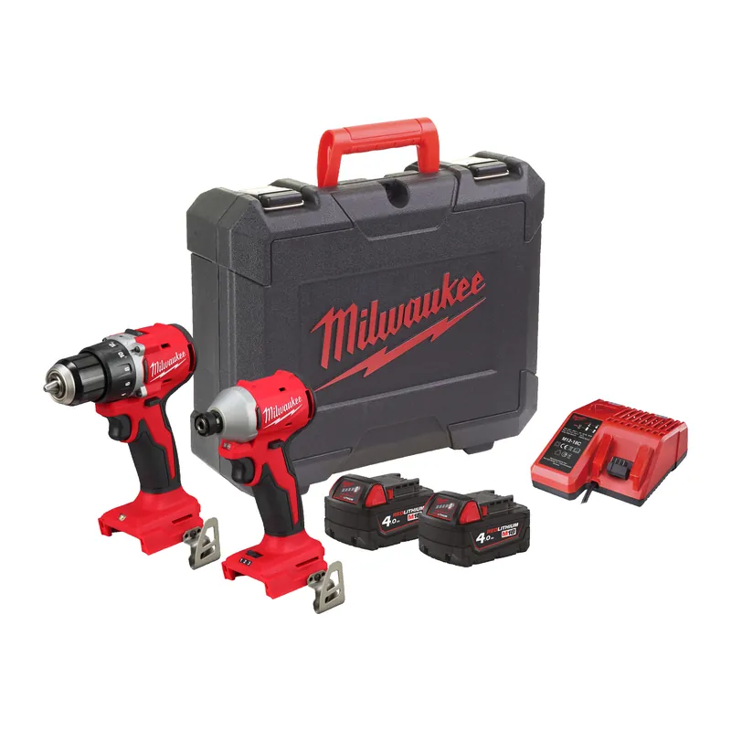 Milwaukee 4933492836 M18BLCPP2B-402C M18 ™ POWERPACK, 2x 4Ah Akku, Lg Versand Am Gleichen Tag