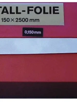 6015892 Metallfolie Dicke 0,300 mm Edelstahl 1.4301 Länge 2500 mm Breite 150 mm Billig