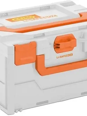 Akku-Systembrand- schutzbox Li-Safe 3-S B400xT300xH215 mm | mit 2 Spezialkissen | 400x300x215 mm | 300x190x90 mm | 1775075 Sonderangebot