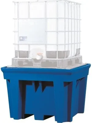 Kracherpreis KTC-Station für 1 KTC/IBC m.PE-Giro ASECOS | für 1 IBC mit Stellfläche (PE) | 1430x1430x965 mm | 1770382