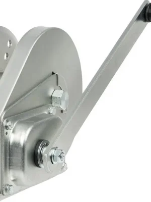 Handbremswinde BHW-1800 mit 20 m Seil Ø 7 mm Max. Hub-/Zugkraft unterste Lage: 820 daN | BHW 1800 | A 203/B 256/C 107/D 319/E 27/F 283/G 60/H 109 mm | 5:1 | 194x107 mm | 35 mm | 820 daN | 300 daN | 57,7 mm | 22 daN | 7 mm | 20 m | 135x70/10 mm | 1784399 Schnäppchen