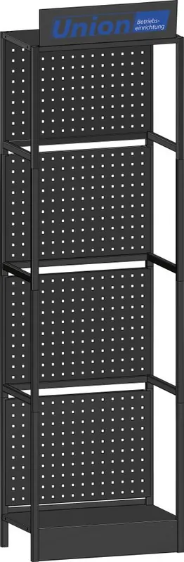 UNION C-Teile Modulturm 54 Lochplattenmodule Lochung 10X10 mm RAL 7016UNION Beschriftungsschild | Modulturm 5 | 4 Lochplattenmodule | 1774203 Preisknaller