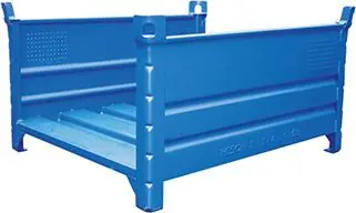 Lagergestell RAL5010 B1200xT800xH600 mm Nutzlast1,5t Auflast4,5t längsseitig Wandumschlag | lackiert in RAL 5010 enzianblau | 1060x520 mm | 1235x835 mm | 1200x800 mm | 1780153 Meistverkauft