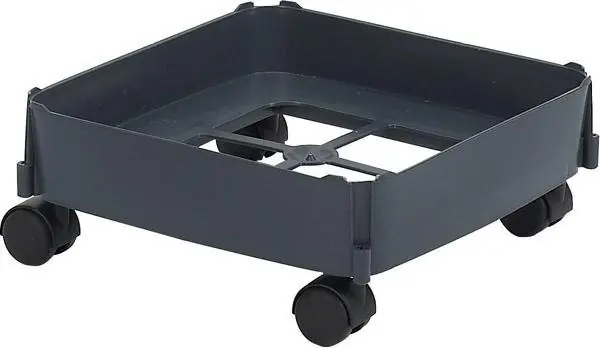 Angebot Fahrb. Unterst dunkelgr f Abfallb 90L-Weiche Roll | dunkelgrau | mit weichen Rollen | 90 l | 1783150