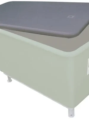 Flachdeckel für Behälter 200 l grau CEMO | 200 flach | 1770561 Sale