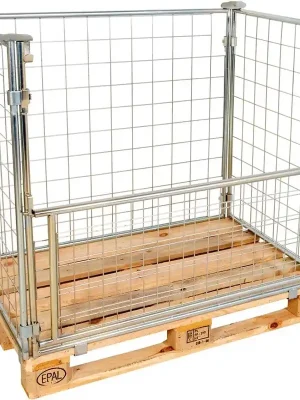 Nur Heute Gitteraufsatzrahmen 80cm blau verz. 10x10 | 1200x800x800 mm | 1782638