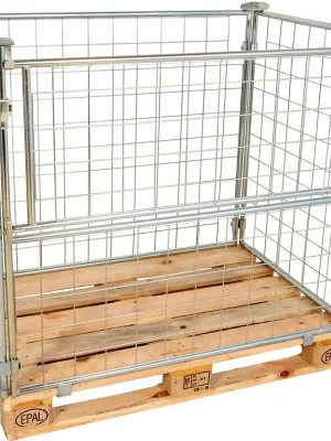 Mega-Angebot Gitteraufsatzrahmen 120cmblau verz. 10x10 | 1200x800x1200 mm | 1784682