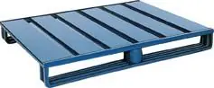 Meistverkauft Stahlflachpalette B1000xT800xH125 mm RAL 5010 Traglast 2000kg | lackiert in RAL 5010 enzianblau | 1000x800 mm | 2 | 2000 kg | 1780160
