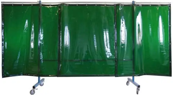 Schnäppchen Schutzwand fahrbar eurogrün SINOtec | eurogrün | Vorhangschutzwand | 1781657