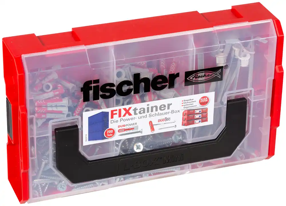 Aktuell Fischer FIXtainer - DuoPower/DuoTec + S (200) | DuoPower/DuoTec + S (200) | 1146653