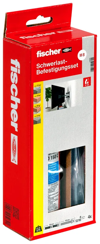Fischer Schwerlastbef.Set 150 C SBS Set M8 | Schwerlastbef.Set 150 C SBS Set M8 | 150 ml | 1146506 Garantierte Lieferung