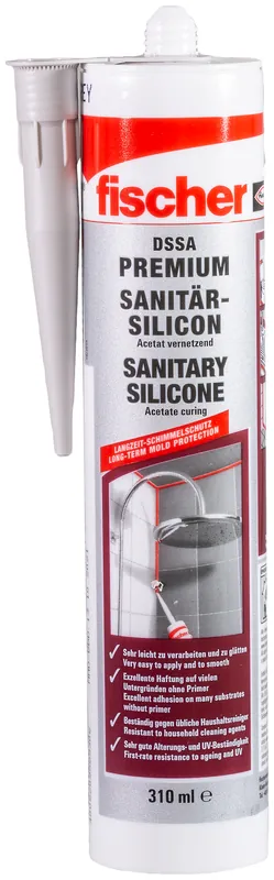 Günstig Fischer Sanitärsilicon DSSA 310 manhattan | manhattan | 1145996