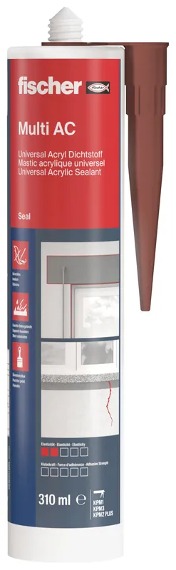 Neue Kollektion Fischer Multi Acryldichtstoff AC 310 braun | braun | 1143959