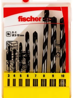 Fischer Betonbohrer D-C Set 3-10mm P (8) | 8 Stück | 1147462 Direkt Vom Hersteller