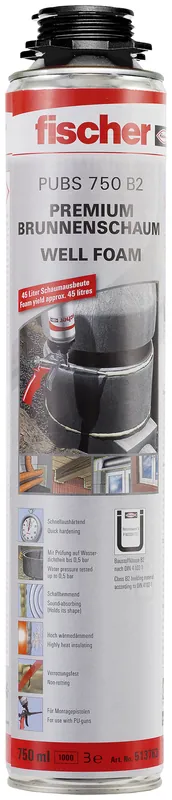 Abverkauf Fischer Premium Brunnenschaum PUP BS 750 | 1145856