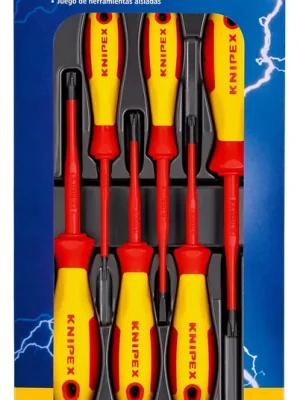 Neuheit KNIPEX VDE Schraubendreher-Paket PlusMinus / Schlitz 6-teilig | 1165927