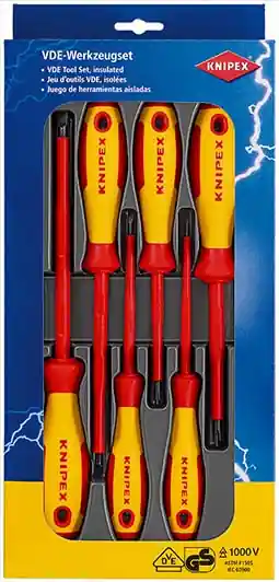 KNIPEX Schraubendreher-Paket 6-teilig | 1165923 Finale Aktion