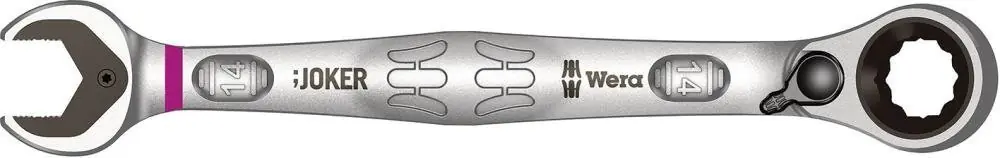 Begrenztes Angebot Wera Ratschenschlüssel Joker umschaltbar 14mm | 188 mm | 14 mm | 9,5 mm | 7,5 mm | 1417021