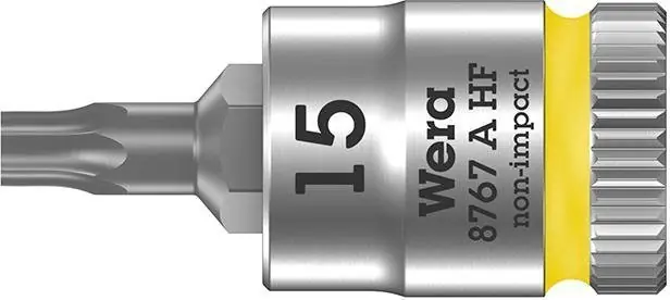 Angebot Wera Schraubendrehereinsatz mit Haltefunktion 1/4" T15x28mm | T 15 | 1416123
