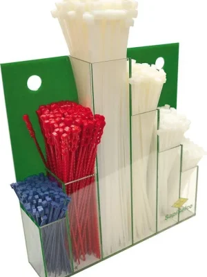 Begrenztes Angebot SapiSelco Kabelbinder-Sortiment 600-teilig im Wanddispay | 1411835