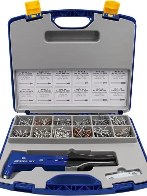 GESIPA Blindnietgarnitur Nietboxmit Handnietzange NTX 941-teilig | 1416638 Bestseller