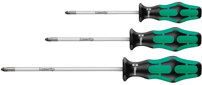Begrenztes Angebot Wera Schraubendreher-Satz rund PH 3-teilig | 1416853