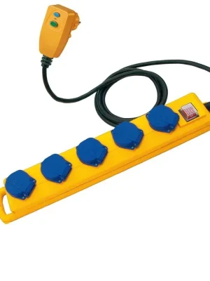 Billig Brennenstuhl Steckdosenleiste 5-fach H07RN-F3G1,5 5m Super-Solid SL 554 DE FI | 1105014