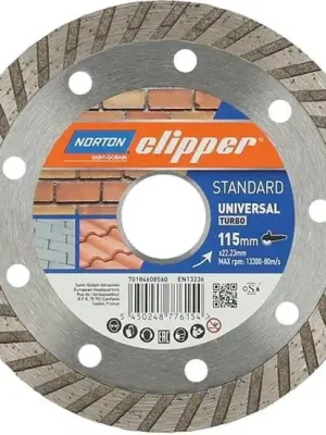 Norton Diamantscheibe Standard Universal Turbo Ø115 | 13300 min-1 | 115 x 22,23 mm | 10 x 2,5 mm | 1399970 Sichere Zahlung